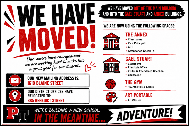 We have moved