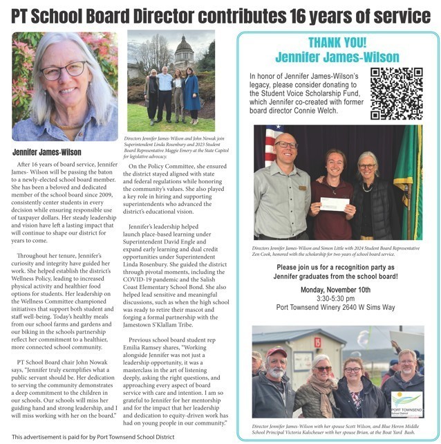 Thank you AD from the Leader paper