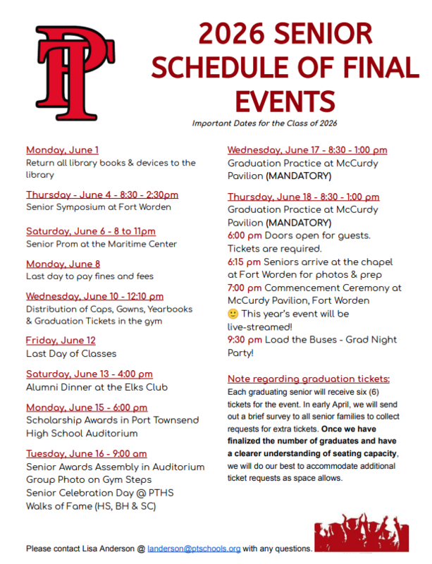 Final Event Schedule