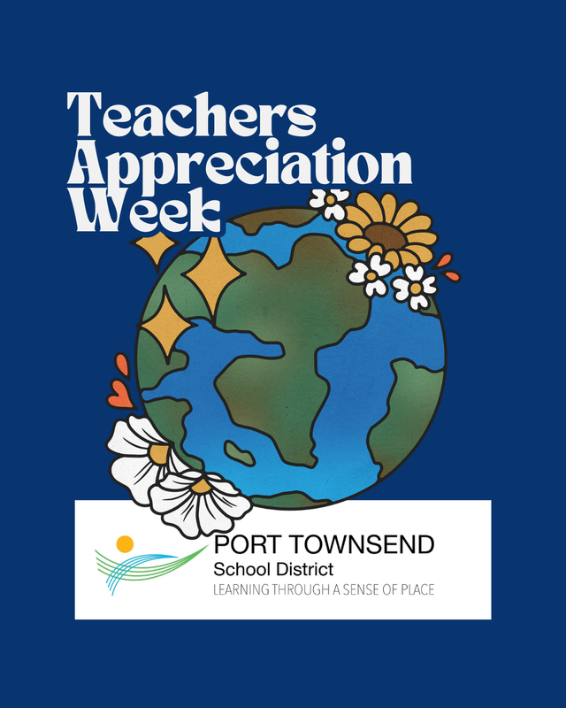 Earth with flowers -Teachers AppreciationWeek
