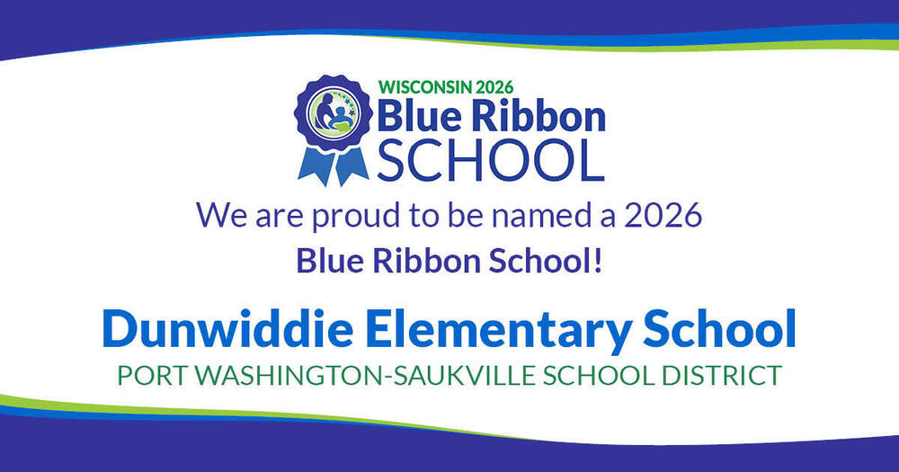 Dunwiddie Elementary School Named a Blue Ribbon School