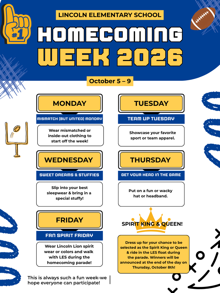 Dress-up days at LES