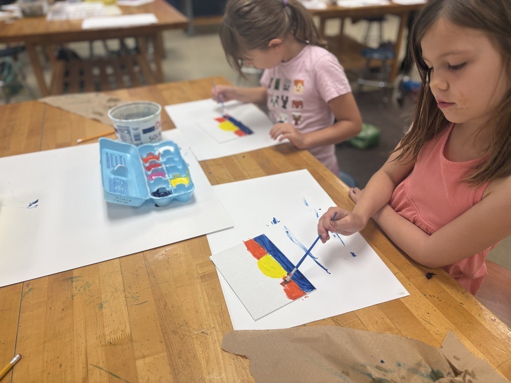Art class in action