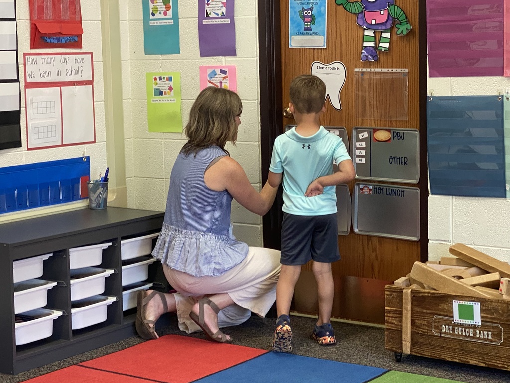 teacher with student