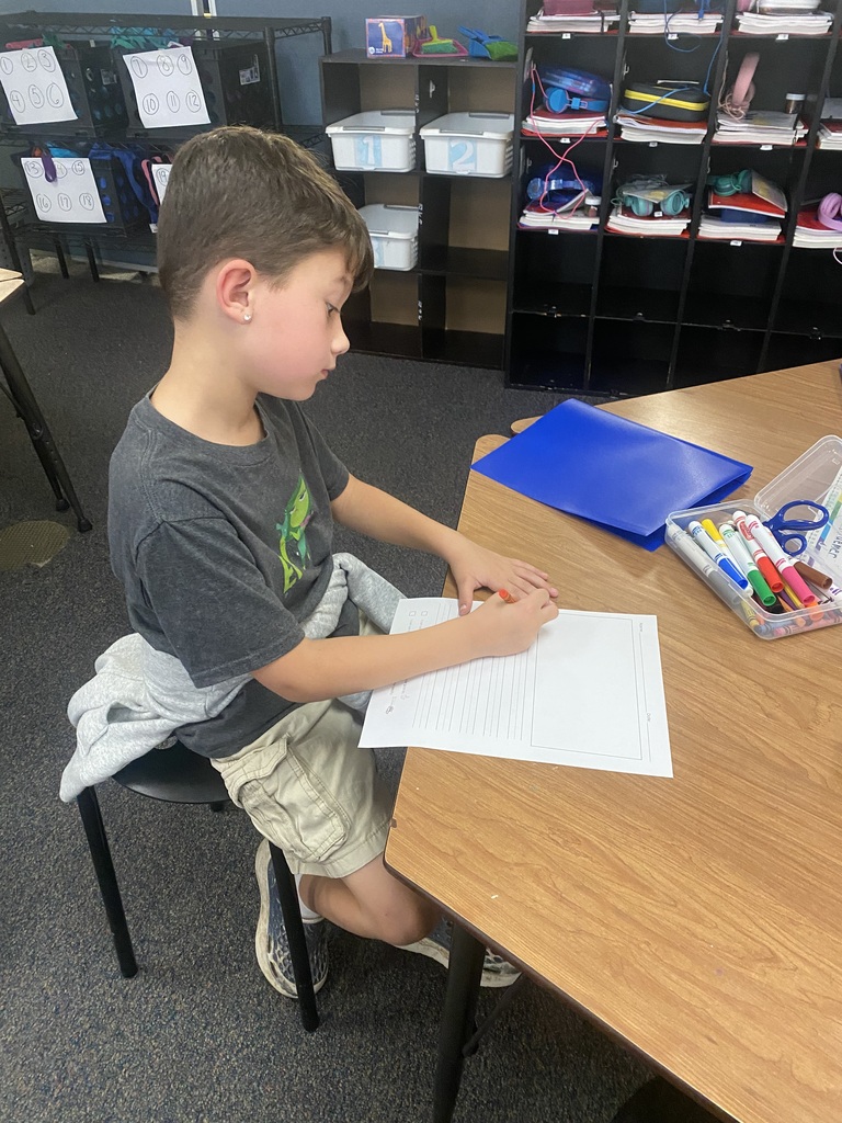 Student writing