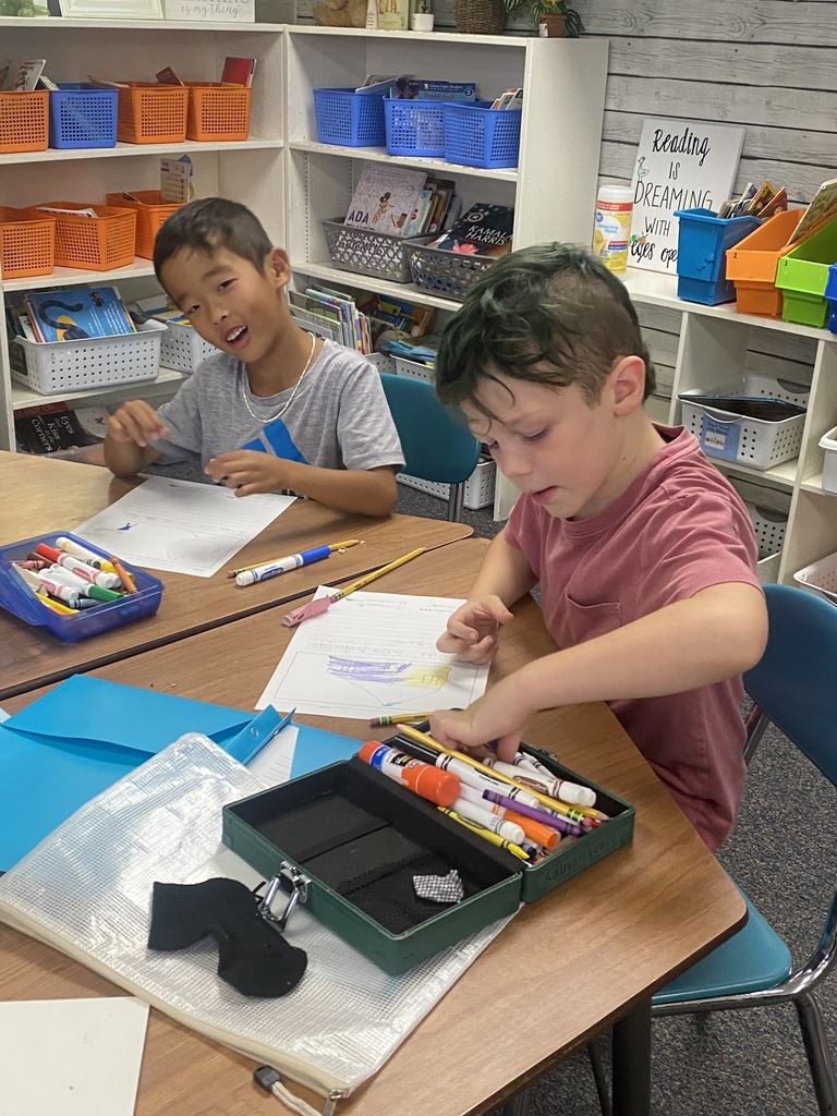 Students learning