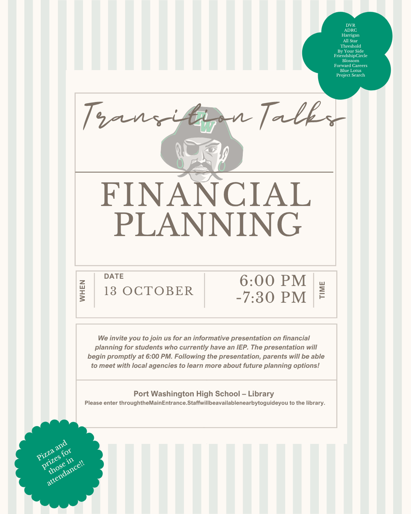 Transition Talks Parent Night October 13 2026