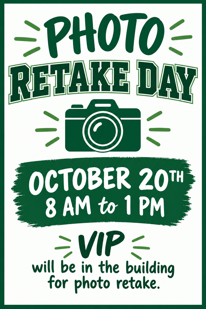 Photo Retake Day - October 20th PWHS