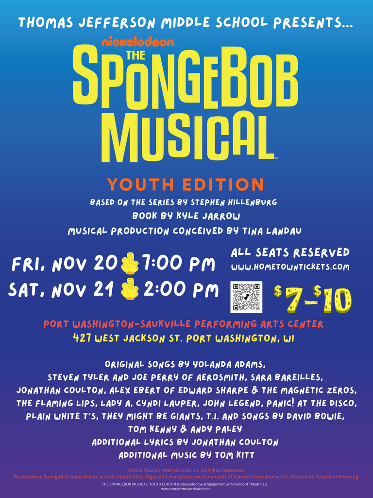 TJMS Presents: The SPONGEBOB Musical