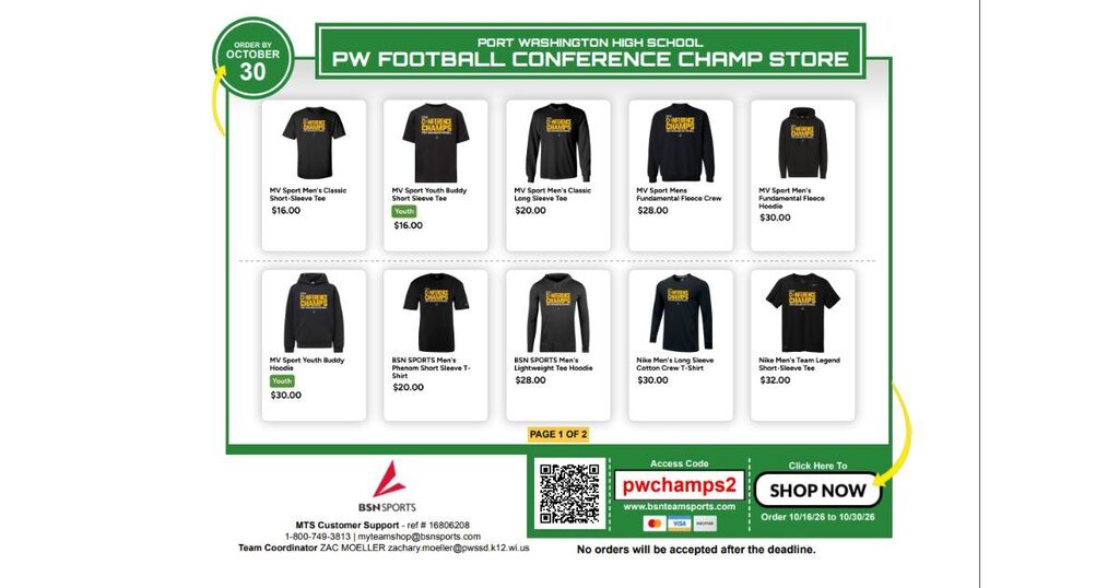 team shop