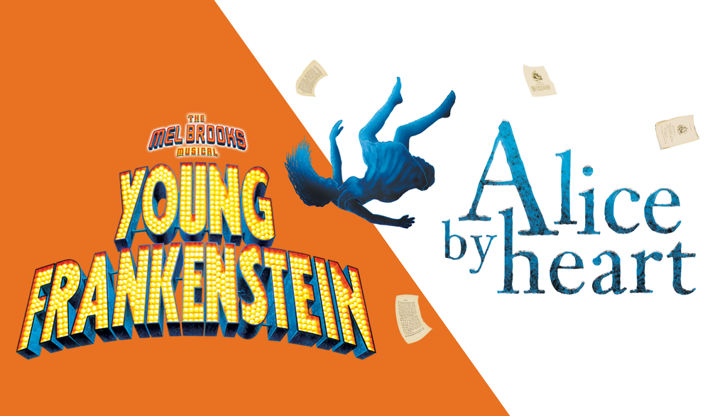 two musical logos: young Frankenstein and allice by heart