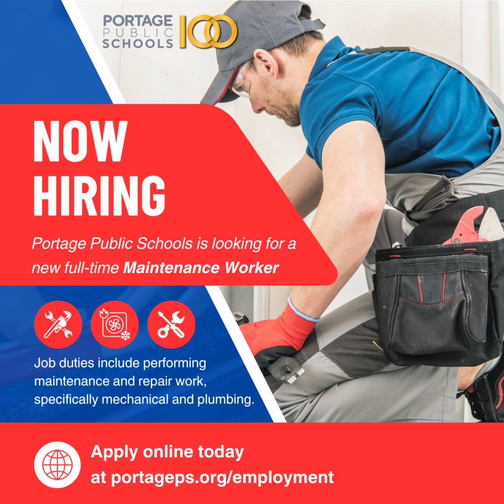 a now hiring graphic