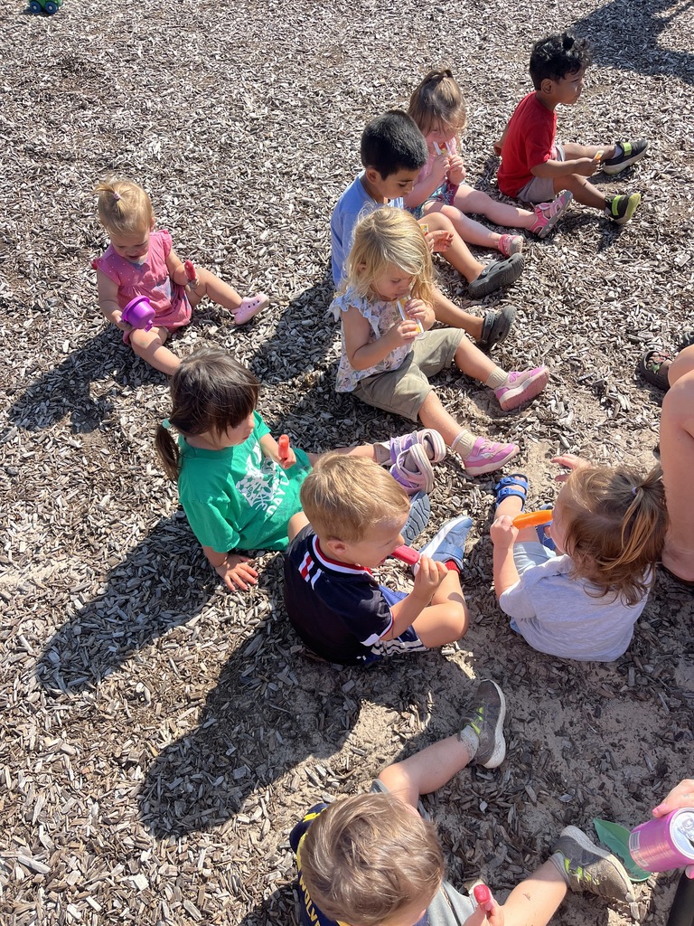 Popsicle Time on the ground together.