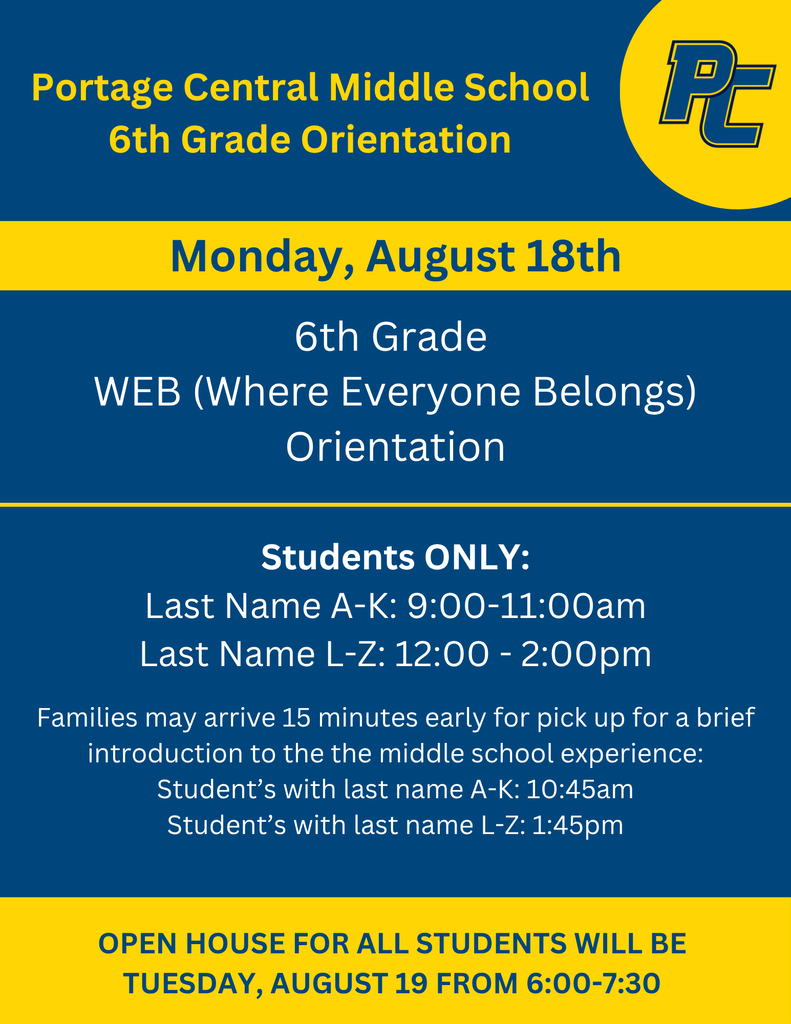6th Grade Orientation