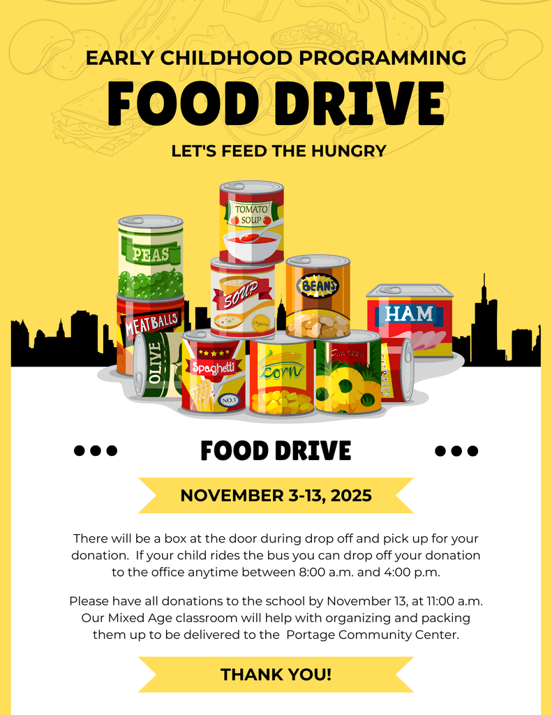 Food Drive Reminder