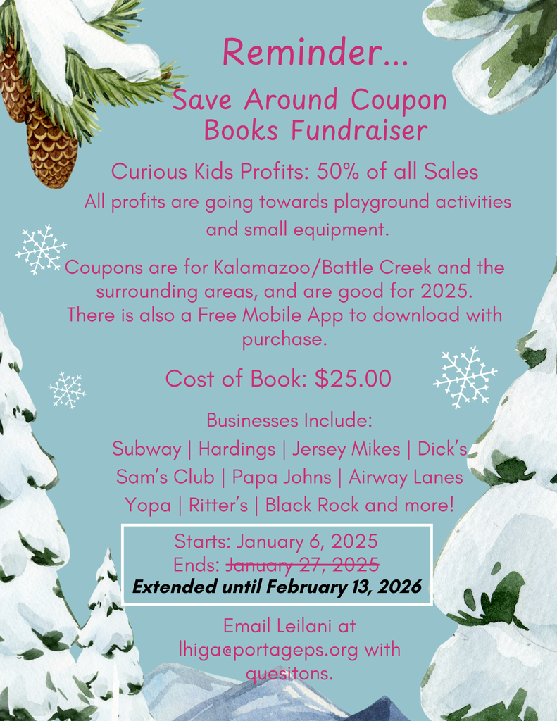 SaveAround Coupon Books Fundraiser 50% profit. Sale extended until February 13.