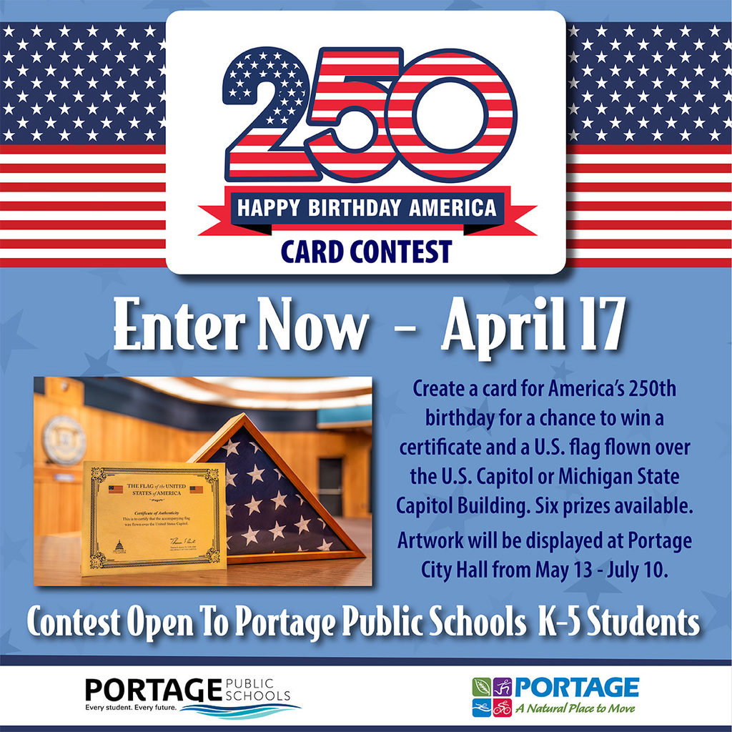 Birthday Card to America Contest Graphic