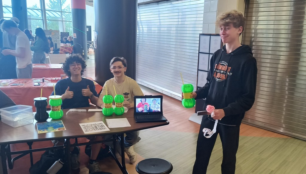 students at econ fair
