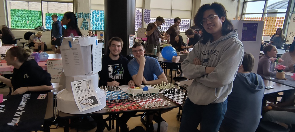 students at econ fair