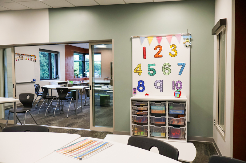 learning decoration inside a classoom