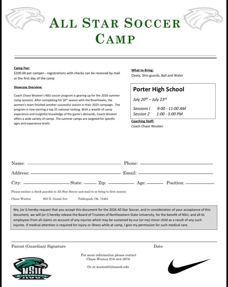 soccer camp