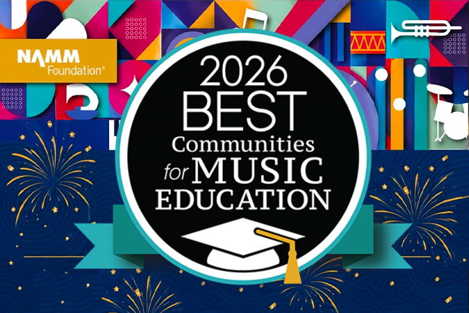 NAMM Foundation names PPS 2026 Best Communities for Music Education
