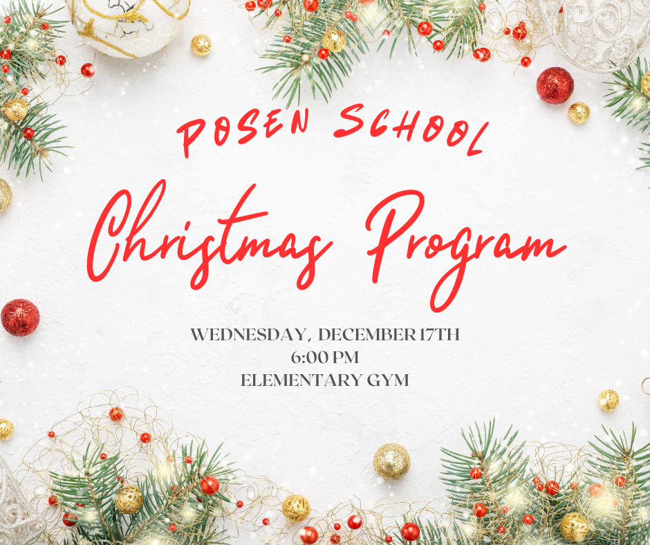 Christmas Program Flyer