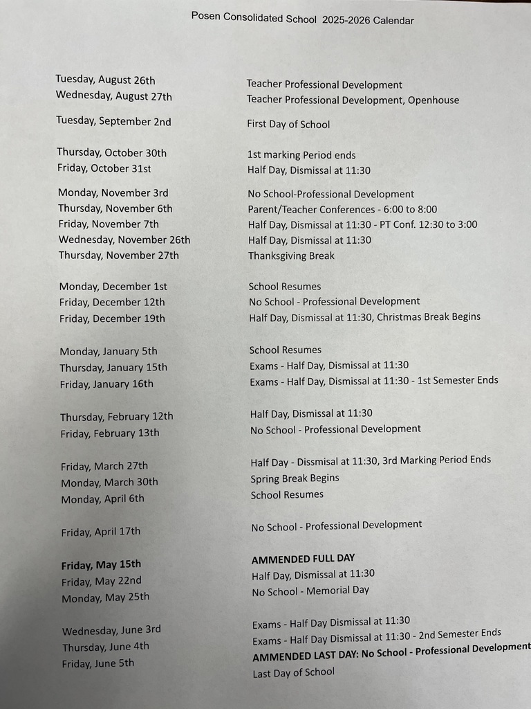 2025-2026 Calendar
