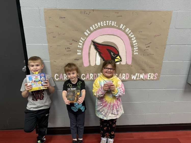Caring Cardinal Card winners this week ❤️