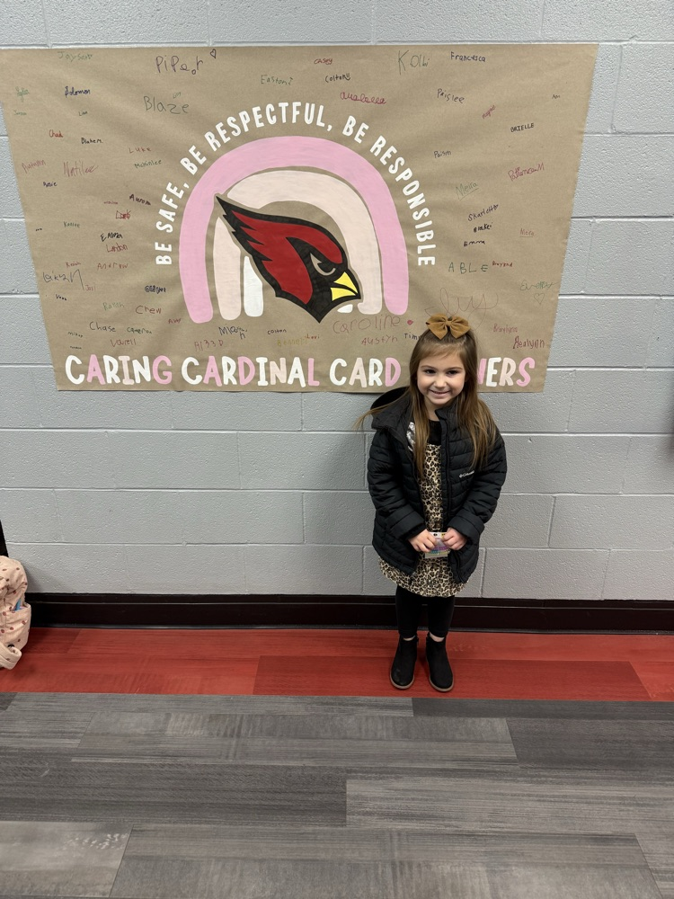 Several Caring Cardinal Card winners this week!
