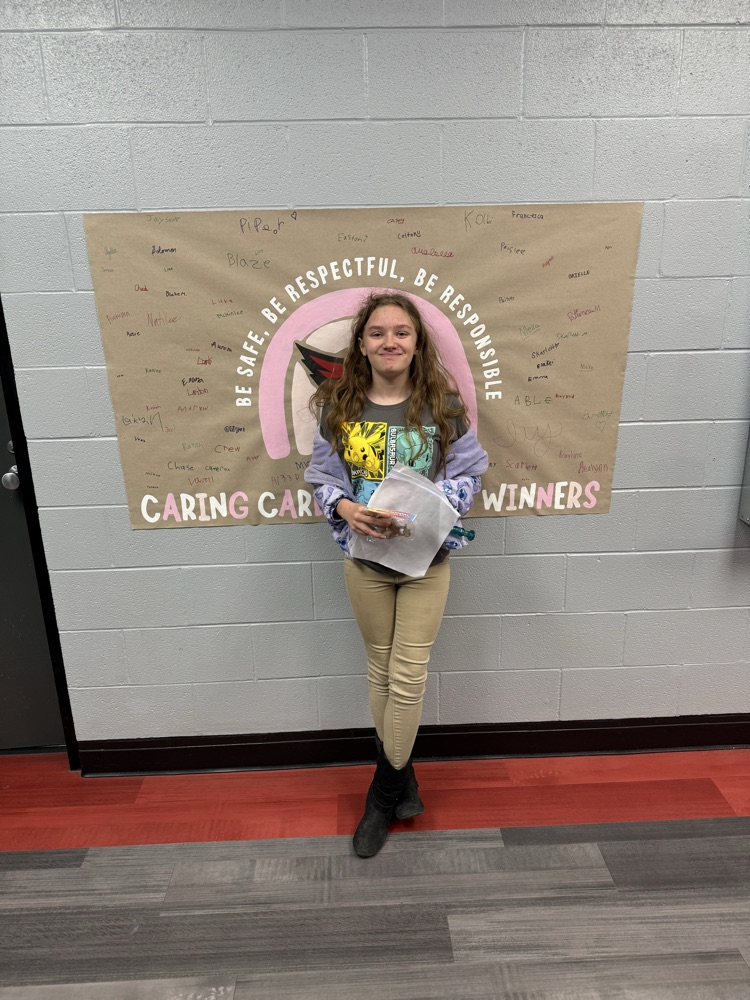 Several Caring Cardinal Card winners this week! 