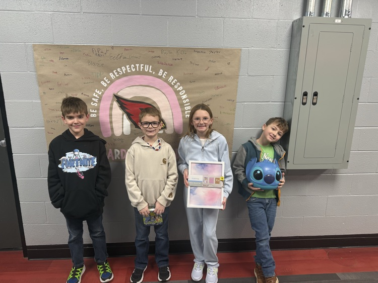 Caring Cardinal Card winners!