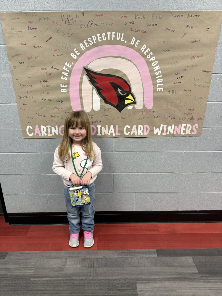 Caring Cardinal Card winners!