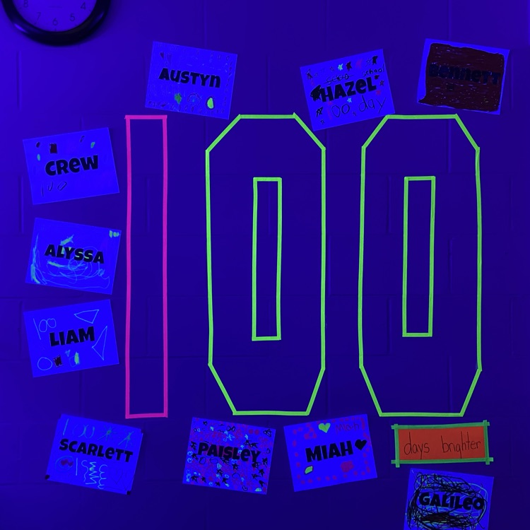 100 day poster