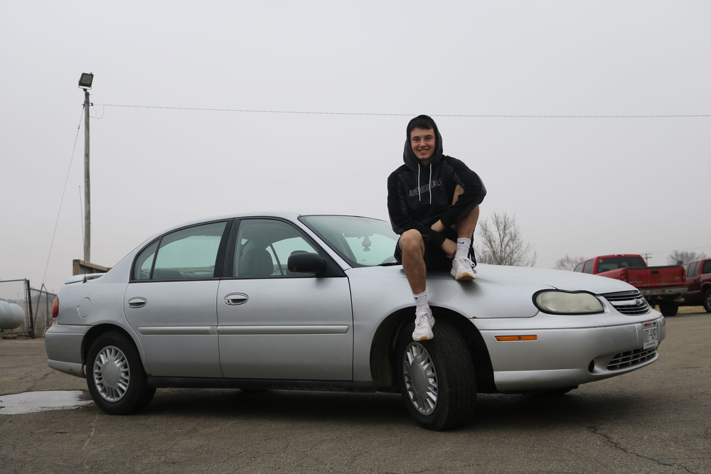 Senior Trevor Pleumer, an experienced driver