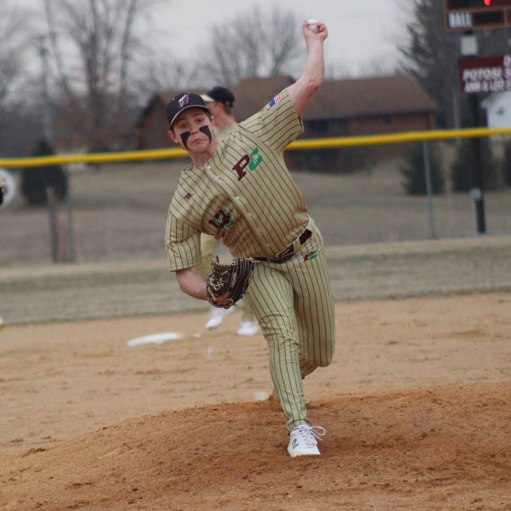 Ethan Kerkhoff pitching