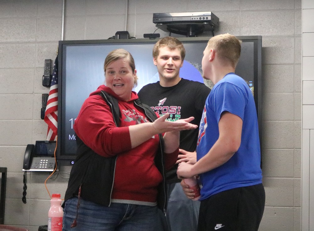 Mrs. Brunton during FFA Week 2025