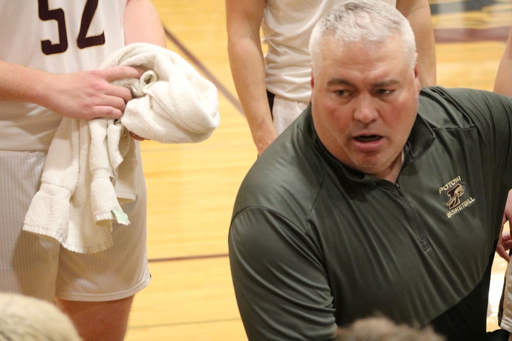 Uppena coaching boys basketball