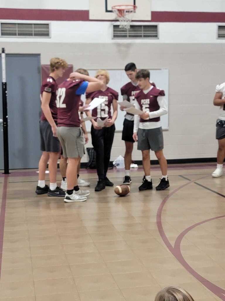 Senior Football Reader's Theater