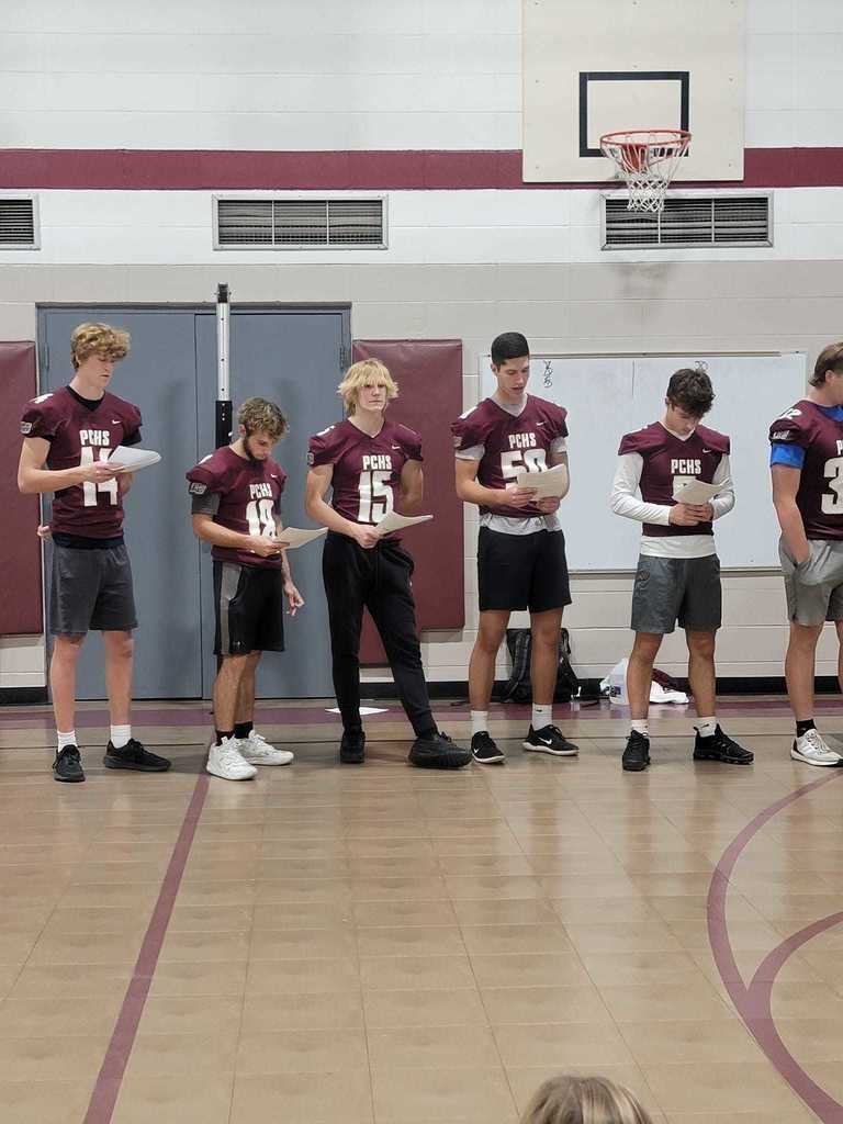 Senior Football Reader's Theater