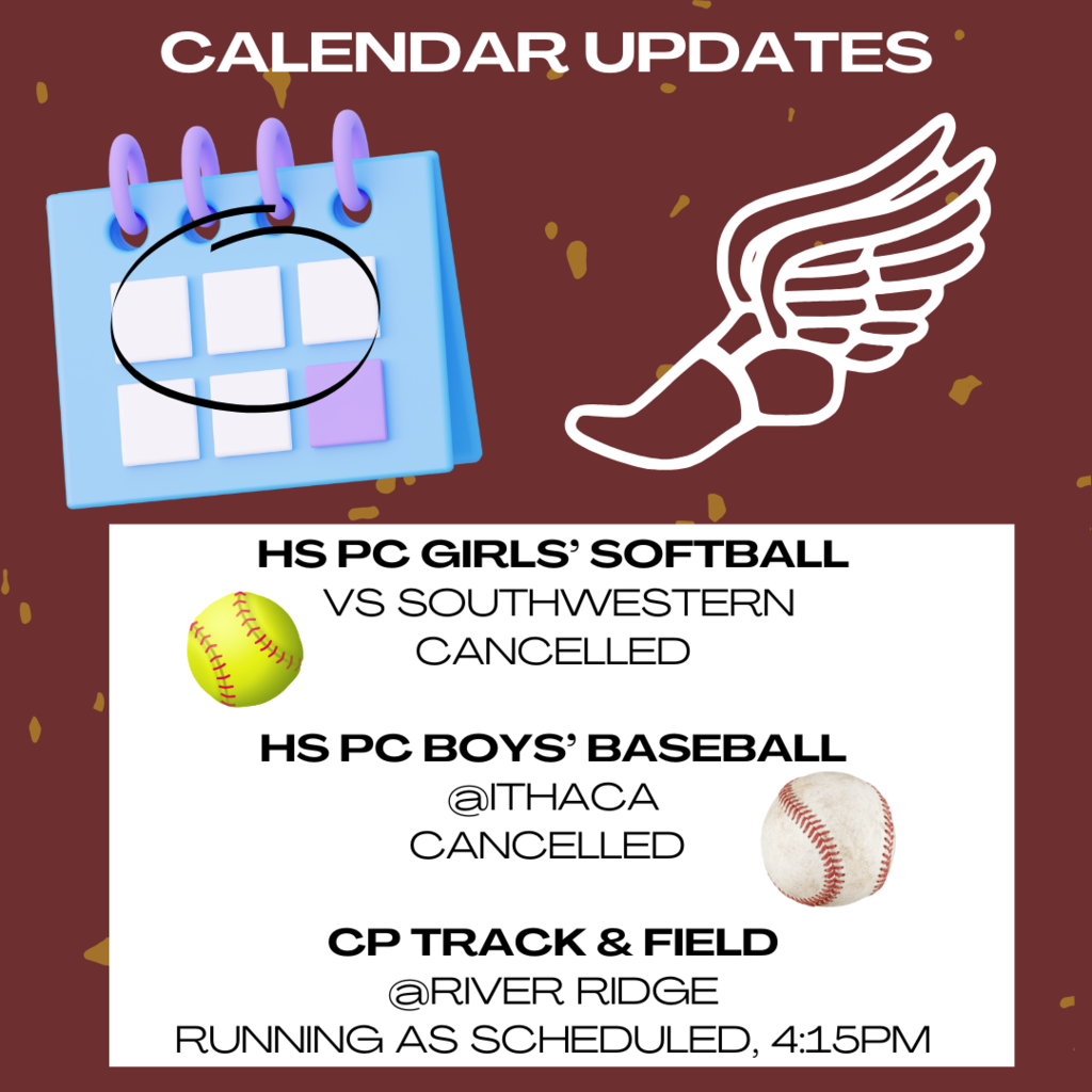 Calendar Updates