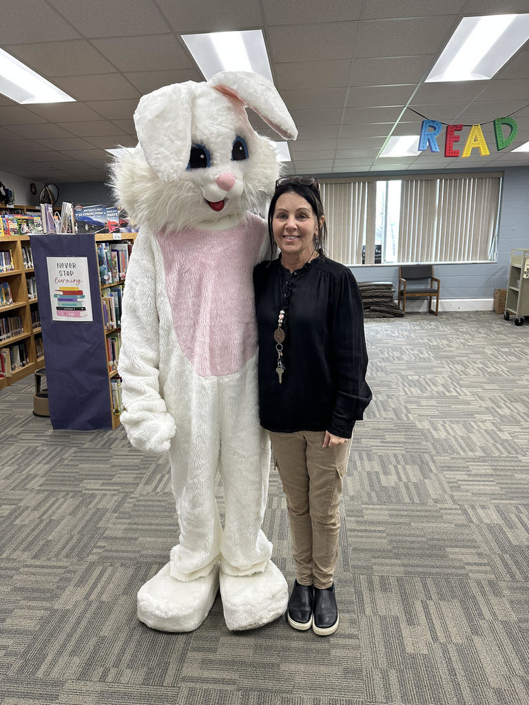 Easter Bunny at Library