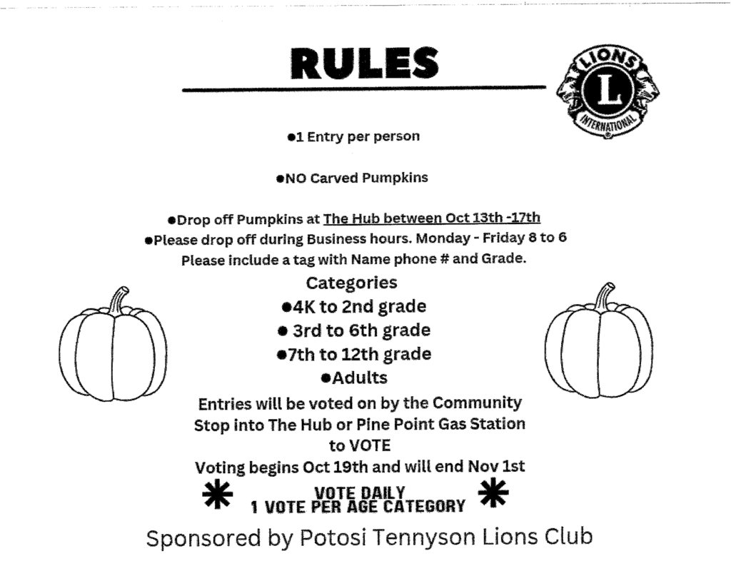 Pumpkin Decorating Contest