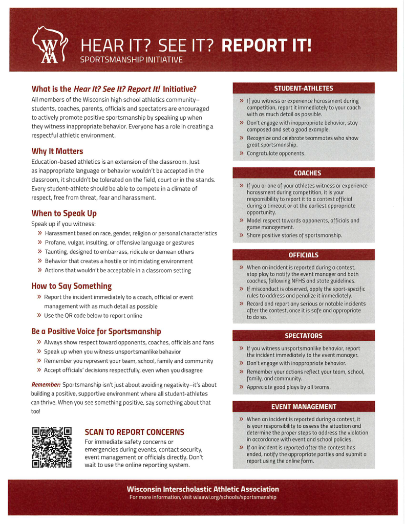 Hear It - See It - Report it