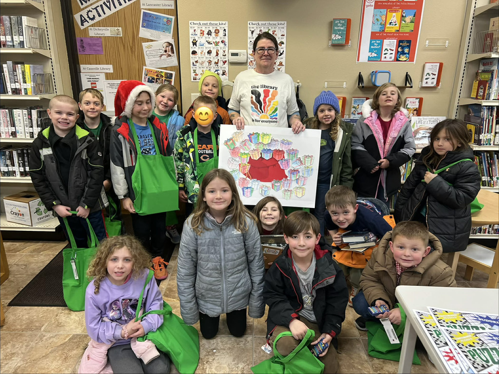 2nd grade visits library