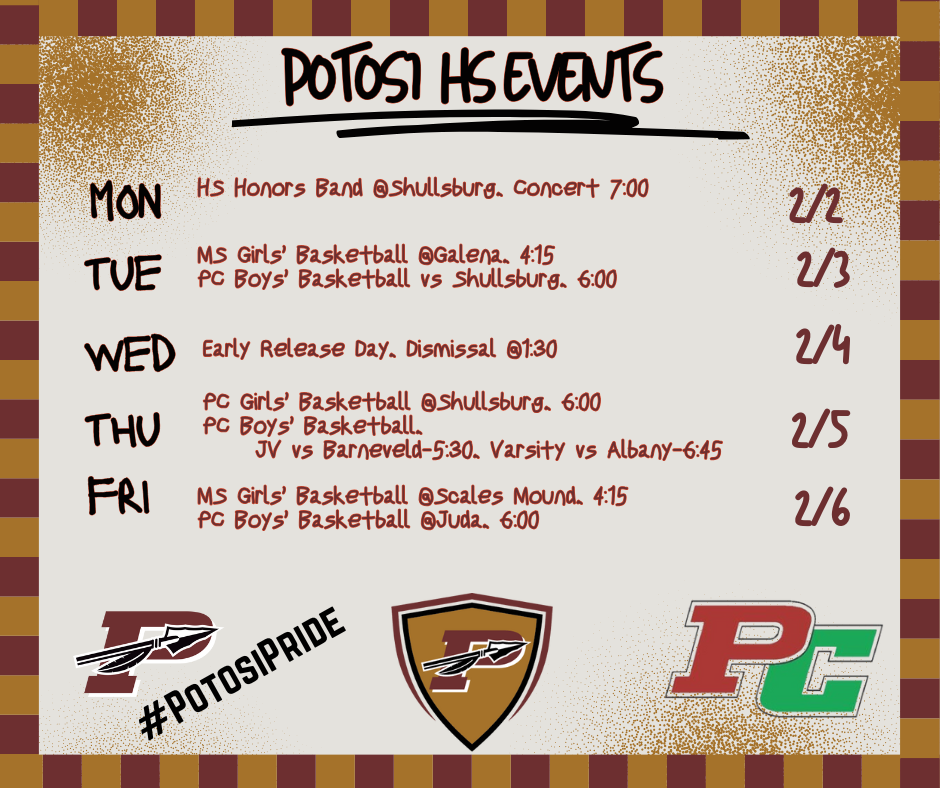 February 2-6, 2026 PHS Events