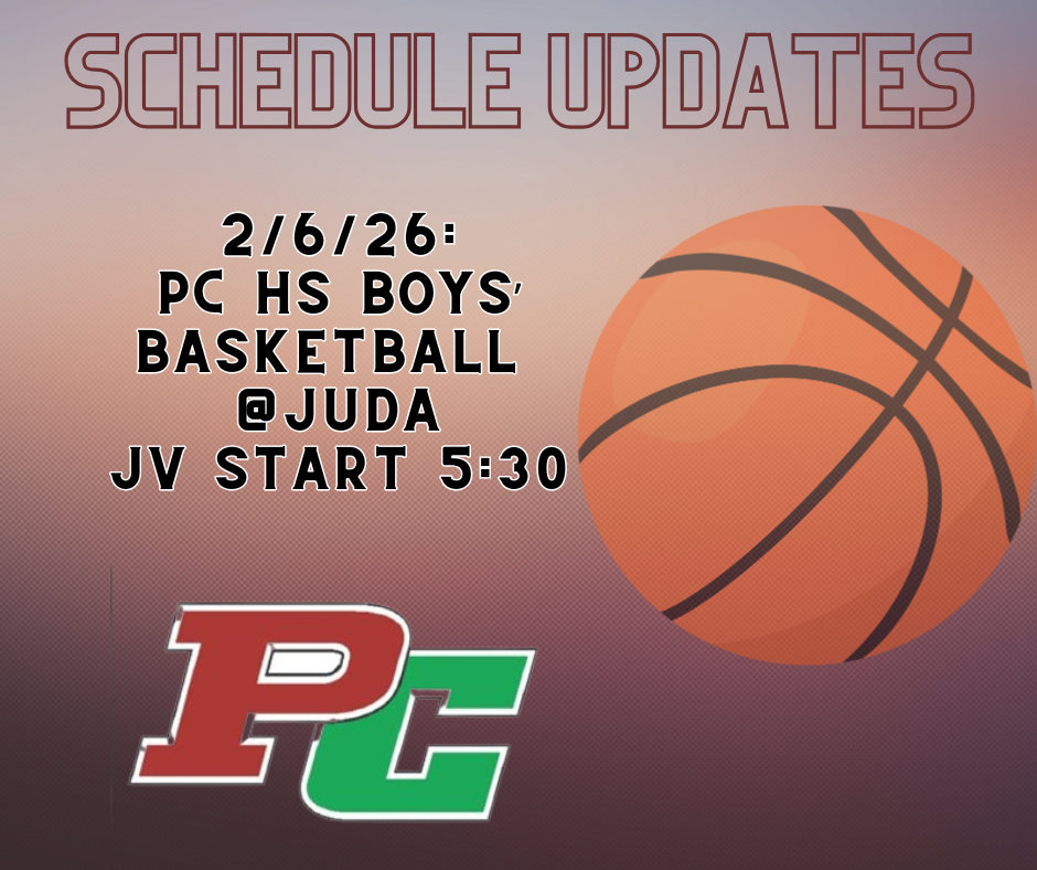 2/6/26 Boys' JV at Juda to start at 5:30pm
