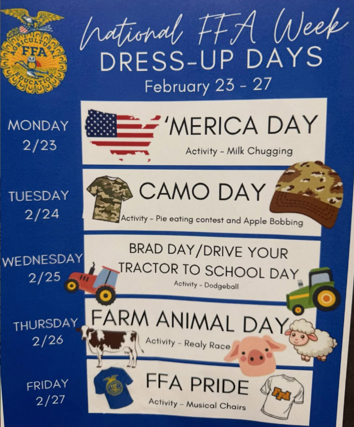 FFA Week Dress Up Days