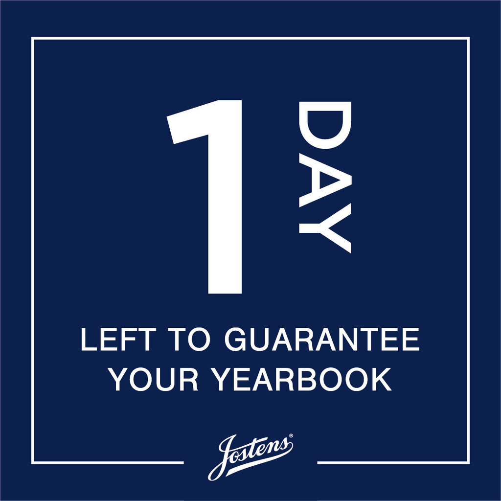 1 day yearbook reminder
