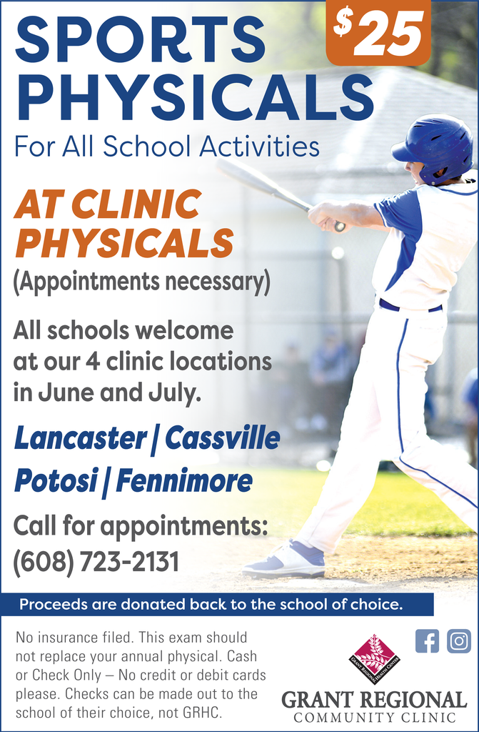 Sports Physicals @Grant Regional